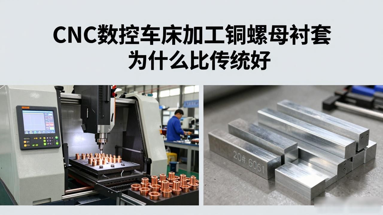 CNC数控车床在精密零件加工中的技术优势_C3604黄铜铜螺母CNC加工_精密五金件同轴度提升