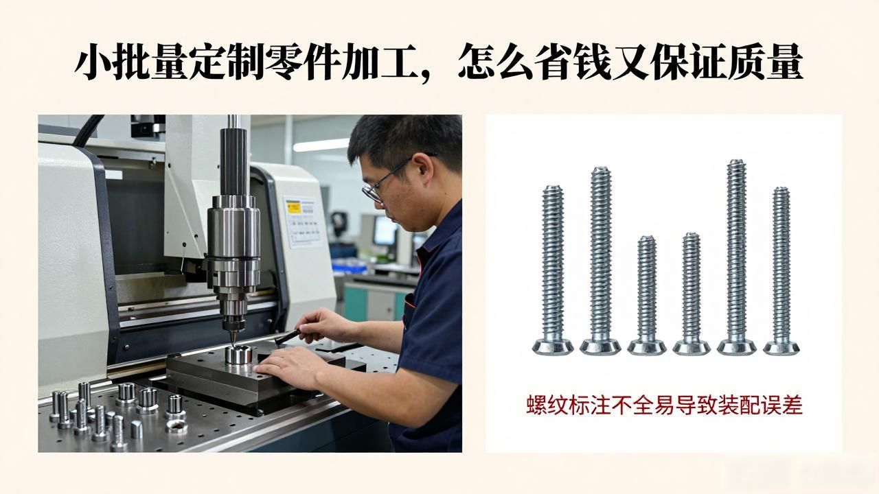 精密五金小批量定制_小批量定制零件如何实现高性价比生产_非标零件加工工艺