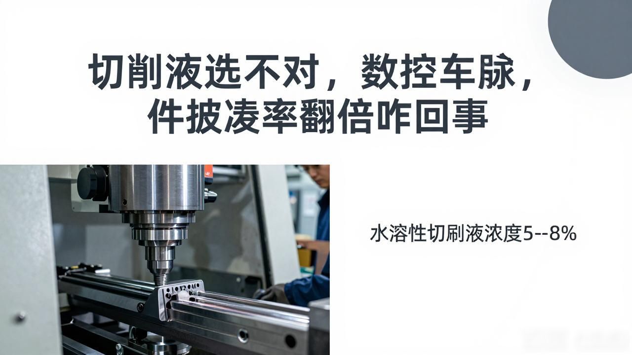 切削液维护换液周期_精密五金加工走心机切削液浓度_数控加工中的切削液选择与使用规范