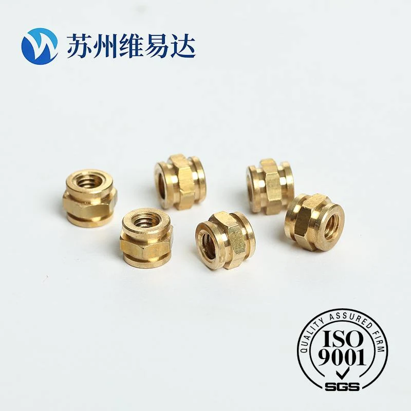 精密铜螺母C3604铜螺母高效加工 苏州精密五金加工厂家达±0.005mm微米级精度